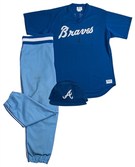 1984 Luke Appling Game Used Atlanta Braves Batting Practice Coach’s Uniform (MEARS)